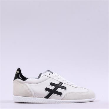 Another Trend Atenas Low Retro Trainer - White Black